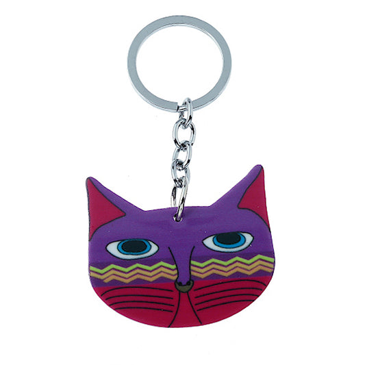 JK23802 - Cat Art Keychain