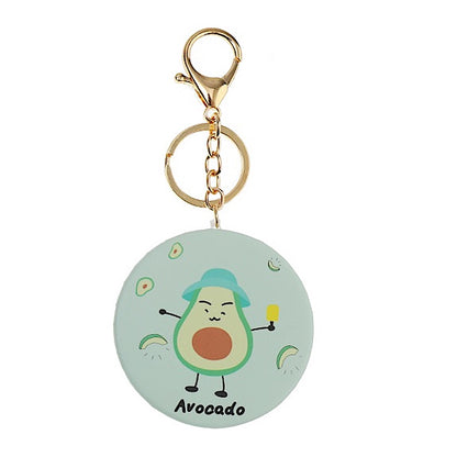 JK38392-Avocado Mirror Keychain