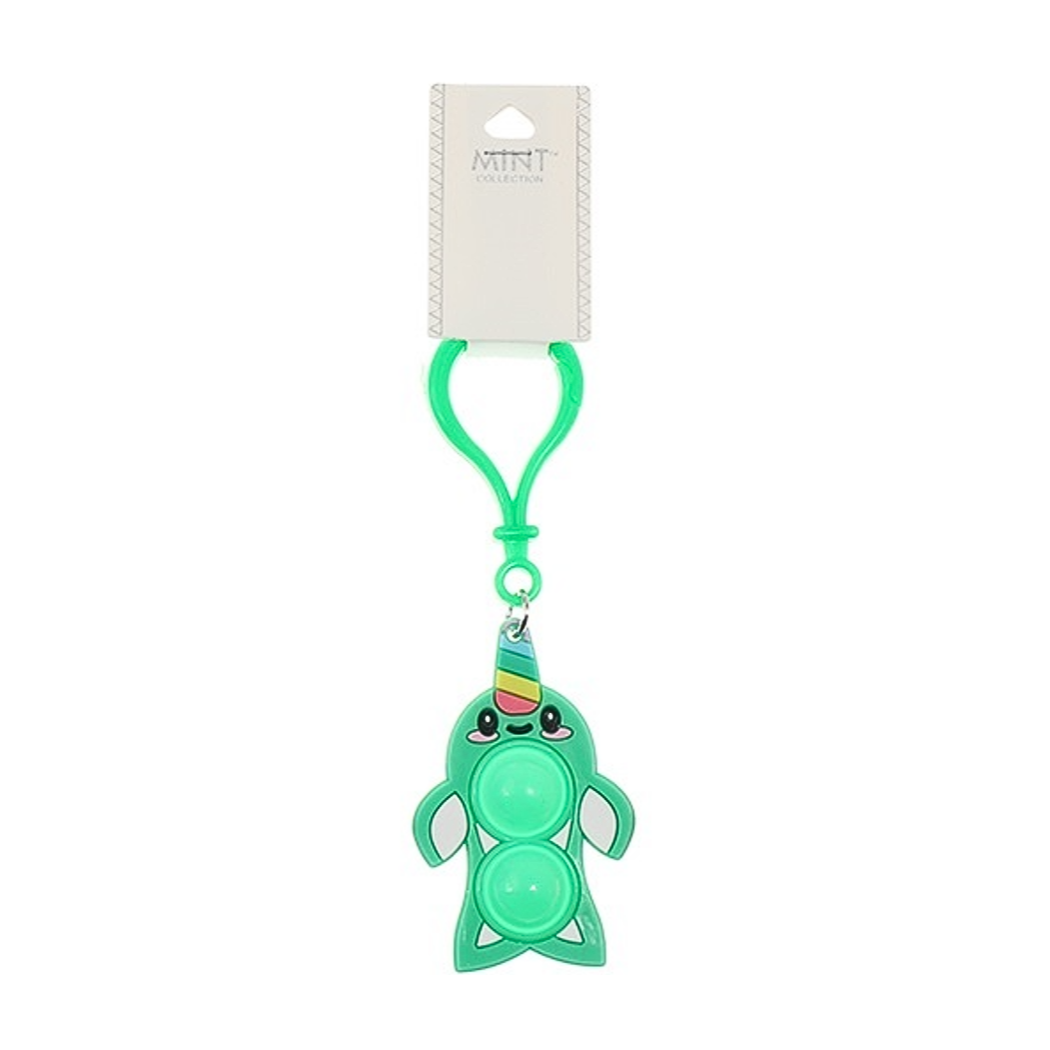 JK39669-Narwhal Pop Fidget Keychain