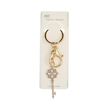 JK40555-Rhinestone Key Keychain