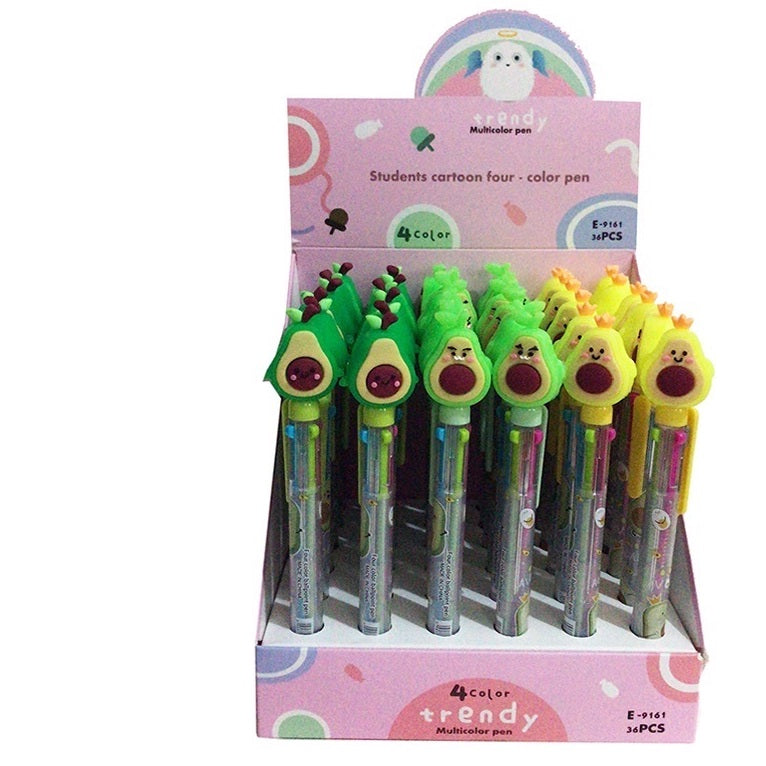 36 PCS Multi Color Avocado Pen