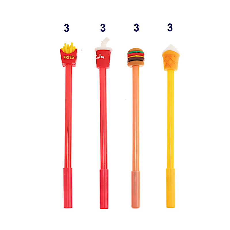 12 PCS Fast Food Pen