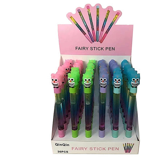 36 PCS Owl Glitter Pen