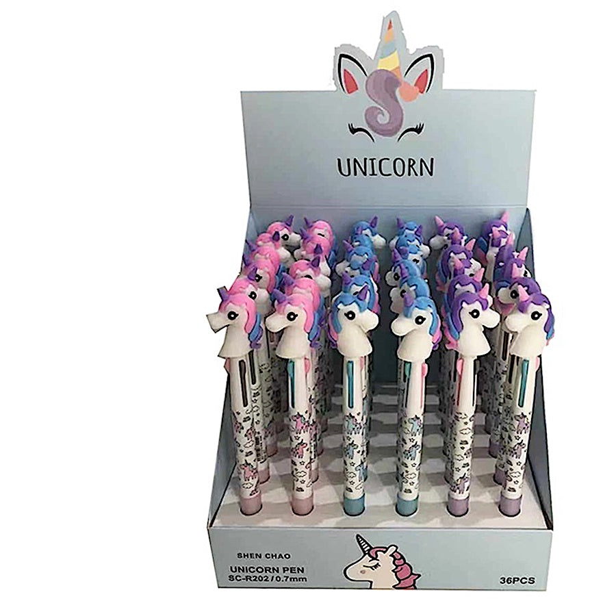 36 PCS Unicorn Multi Color Pen