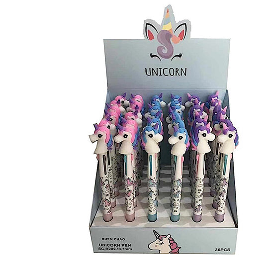 36 PCS Unicorn Multi Color Pen