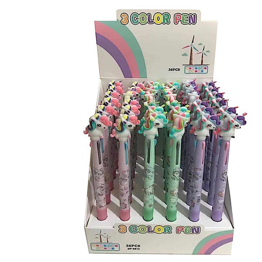 36 PCS Multi Color Unicorn Pen