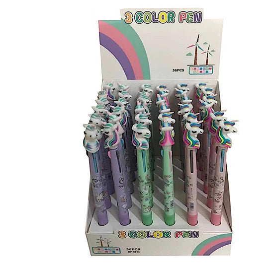 36 PCS Multi Color Unicorn Pen