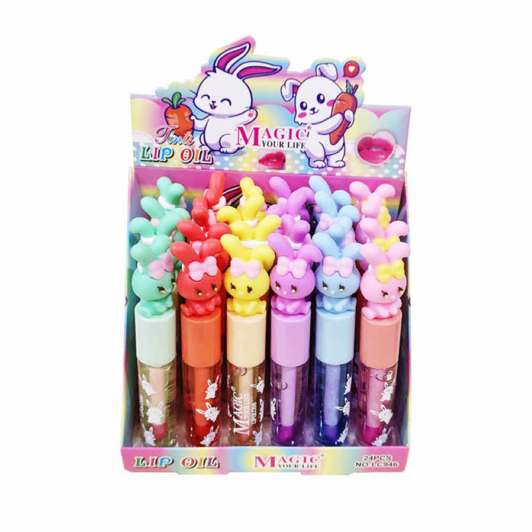 LG1450 - 24 PCS Moisturizing Bunny Lip Oil