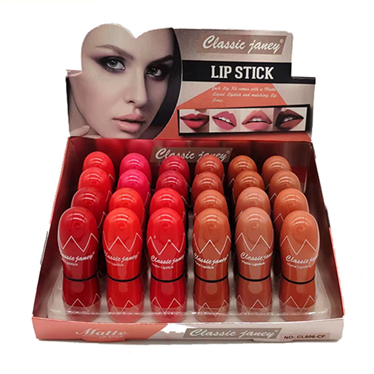 LT1364 - 24 PCS Assorted Lipstick