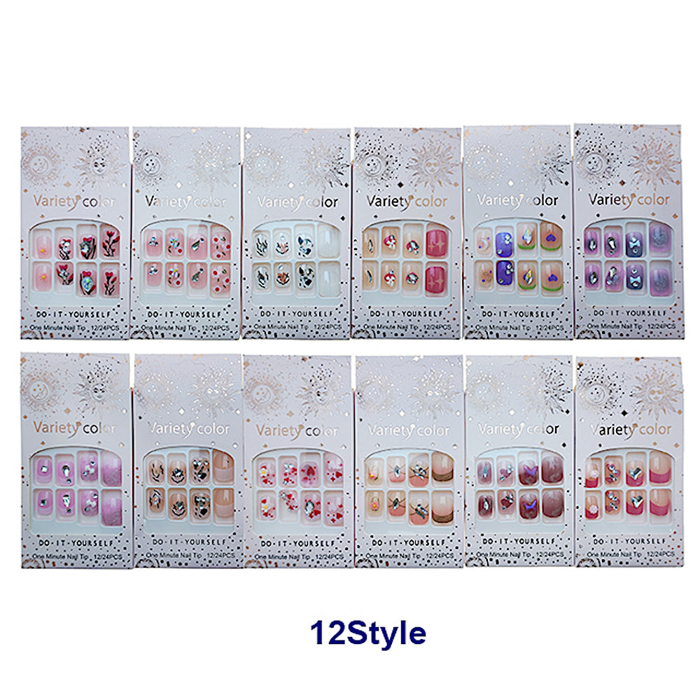 NA108 - Short Art Press On Nails