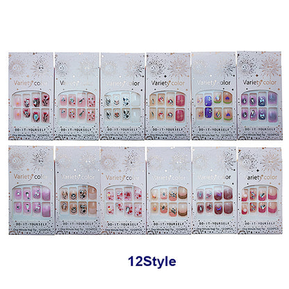 NA108 - Short Art Press On Nails