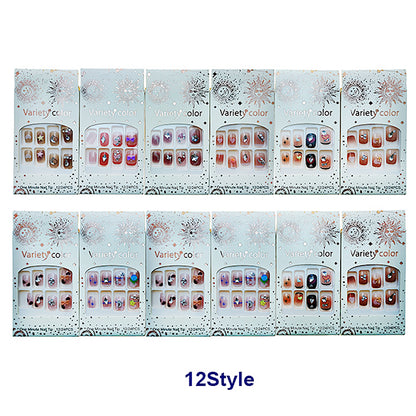 NA110 - Short Art Press On Nails