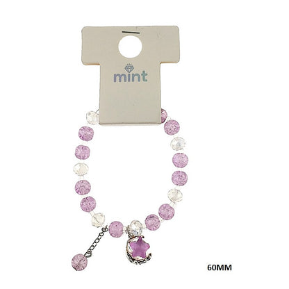 Star Charm Bead Stretch Bracelet