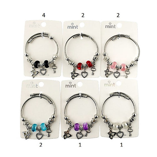SB155 - Heart Charm Bracelet