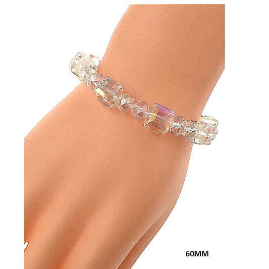 SB174 - Crystal Bead Stretch Bracelet