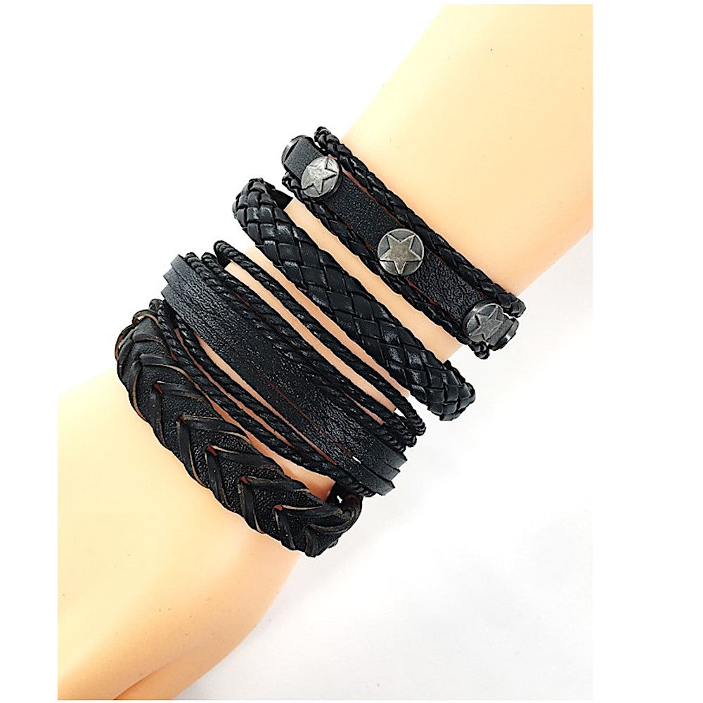 Assorted Adjustable Leather Bracelet