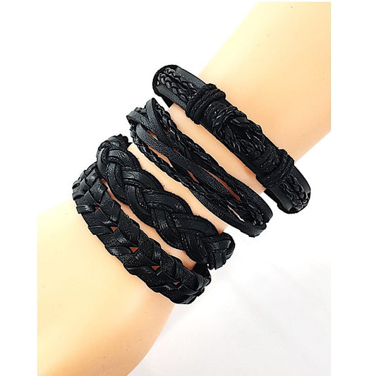 Assorted Adjustable Leather Bracelet