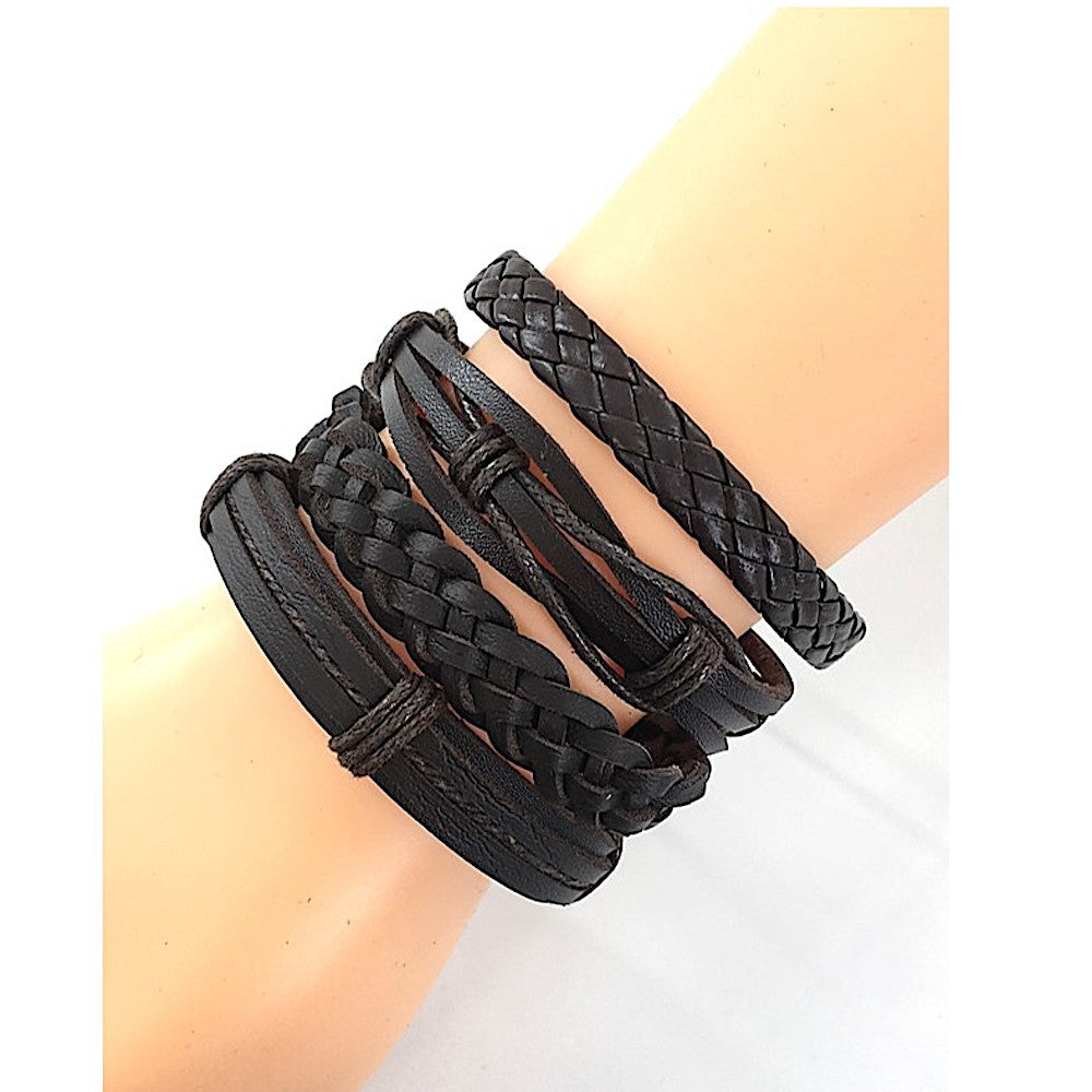 Assorted Adjustable Leather Bracelet