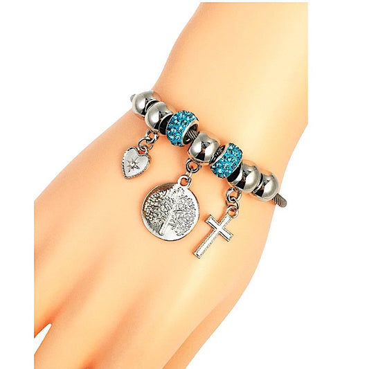 SB256 - Tree Of Life Charm Bracelet