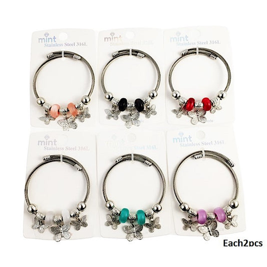 SB259 - Butterfly Charm Bracelet