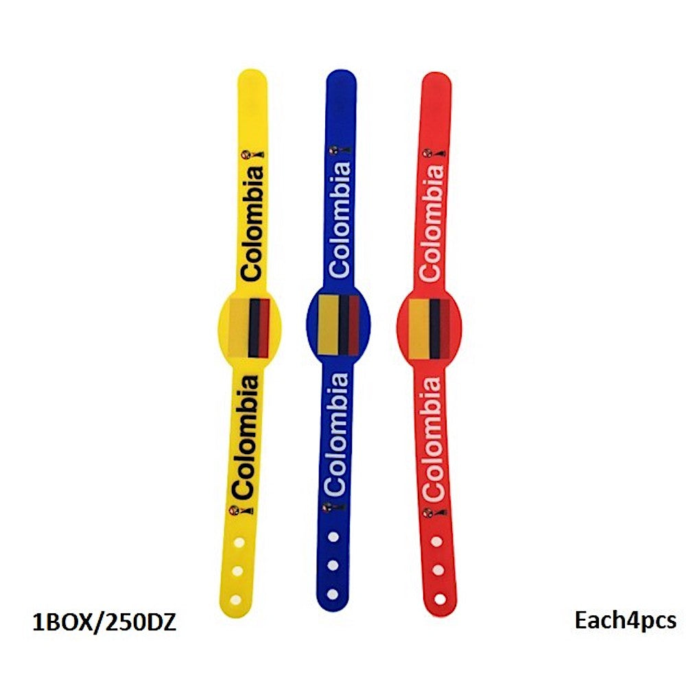 Columbia Sports Fan Adjustable Silicone Wristband