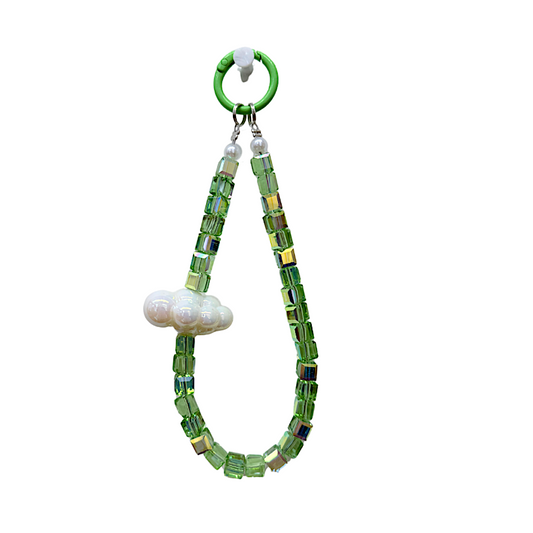 SB225 - Cloud Crystal Phone Charm Strap Keychain