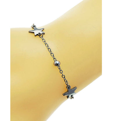 Stainless Steel Star Chain Bracelet