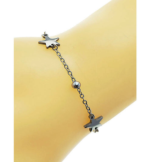 Stainless Steel Star Chain Bracelet