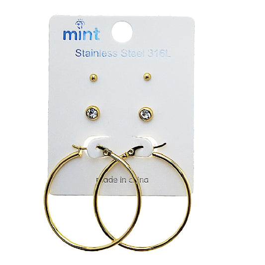 TE2119 - Stainless Steel Hoop Set