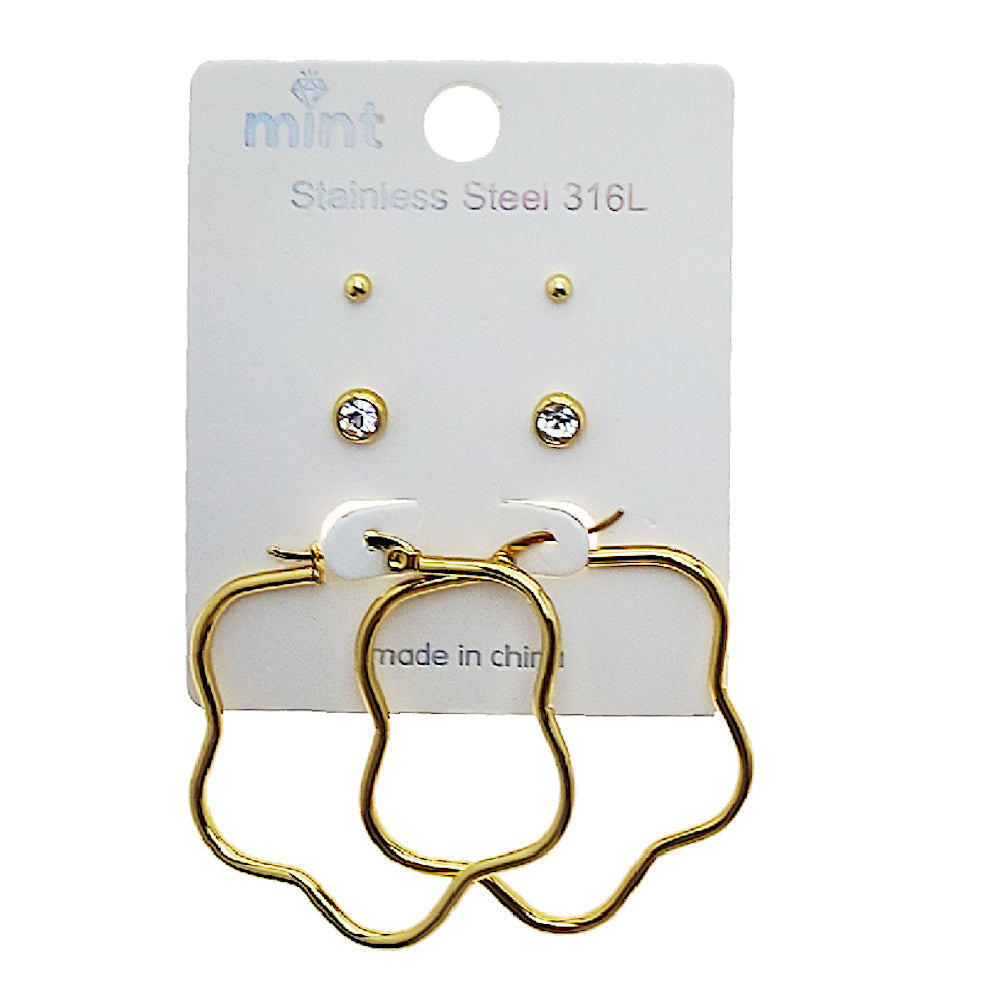 TE2120 - Stainless Steel Flower Hoop Set