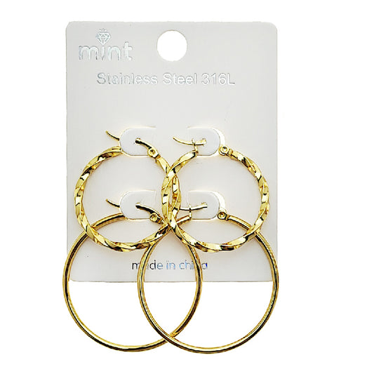 TE2122 - Stainless Steel Hoop Set