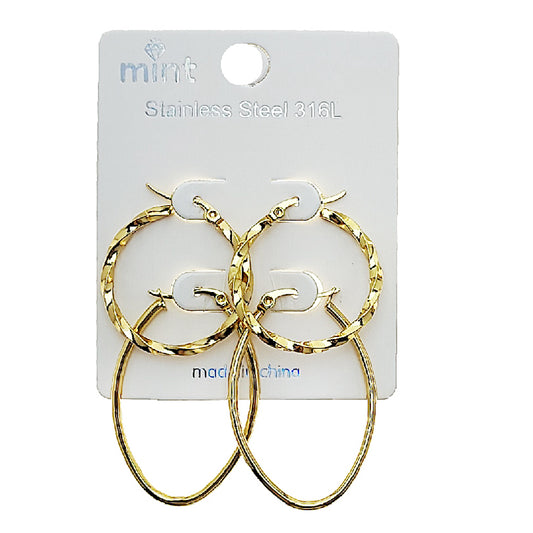 TE2123 - Stainless Steel Hoop Set