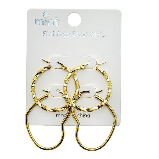 TE2124 - Stainless Steel Hoop Set