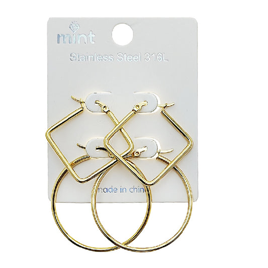 TE2131 - Stainless Steel Hoop Set