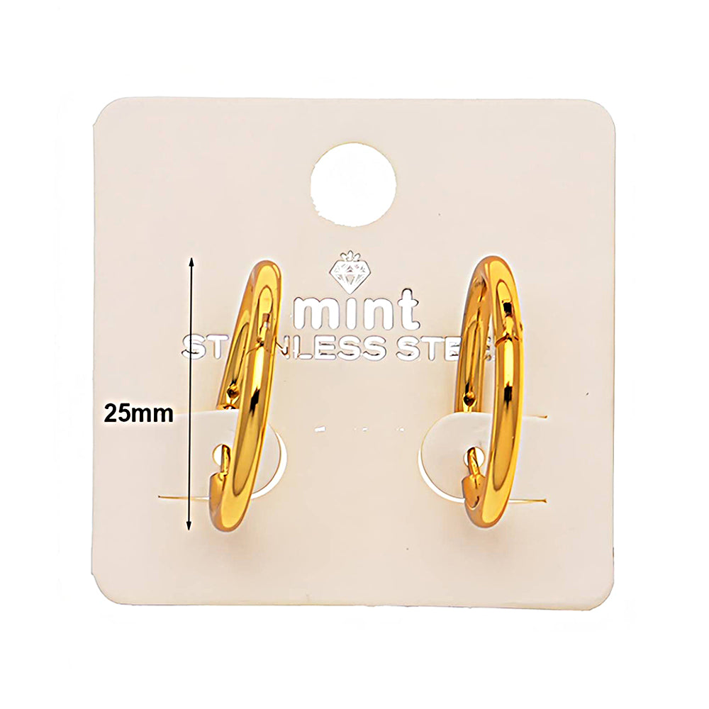 2.5CM Stainless Steel Seamless Hoops