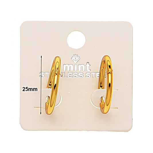 2.5CM Stainless Steel Seamless Hoops