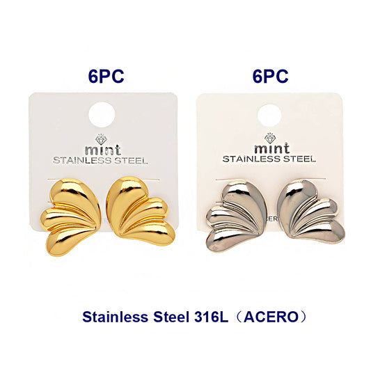 Stainless Steel Splash Earring