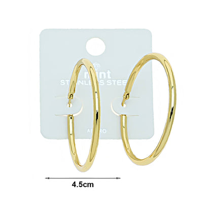 4.5CM Stainless Steel Hoops