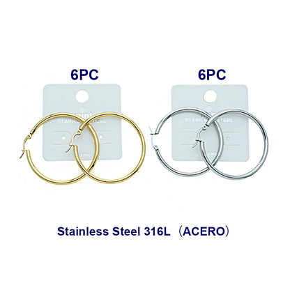 4.5CM Stainless Steel Hoops
