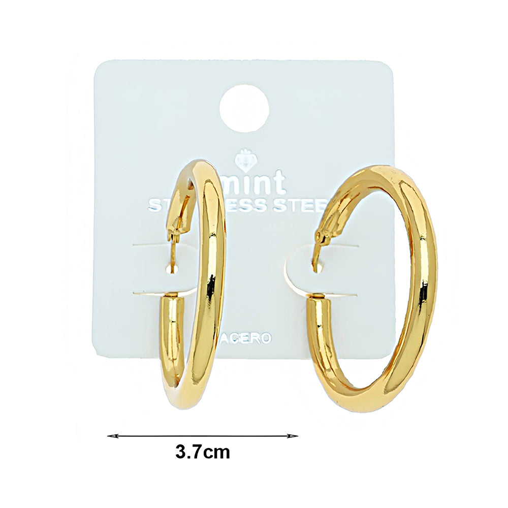 3.7CM Stainless Steel Hoops