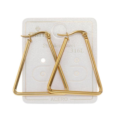 TE1920 - 30MM Stainless Triangle Hoops