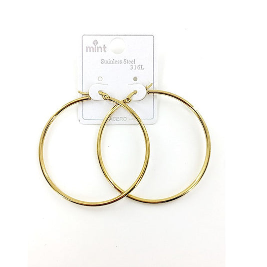 TE5000 - 50MM Stainless Steel Hoops