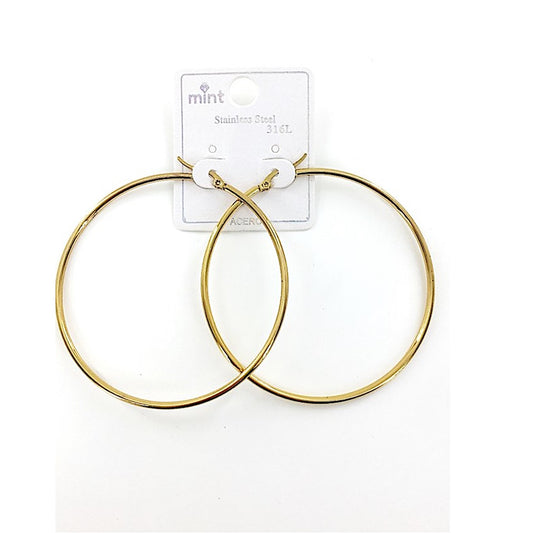 TE5000 - 60MM Stainless Steel Hoops