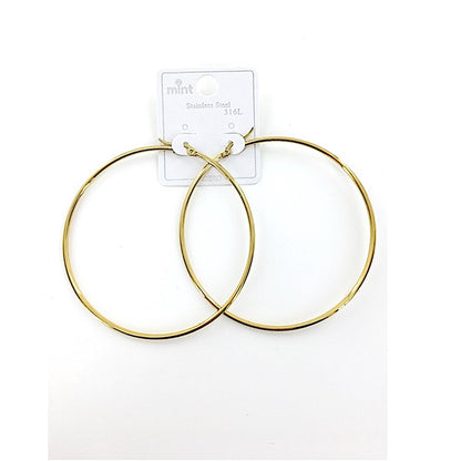 TE5000 - 70MM Stainless Steel Hoops