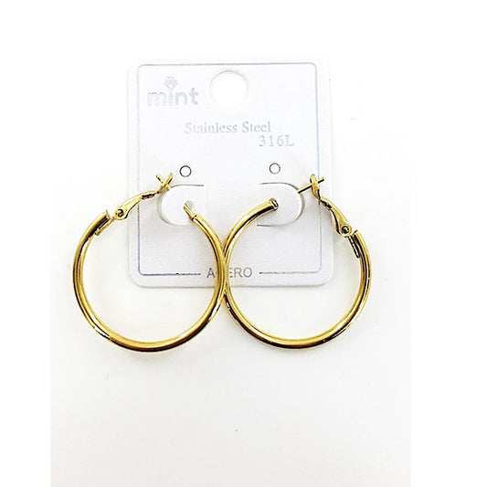 TE5002 - 30MM Stainless Steel Hoops