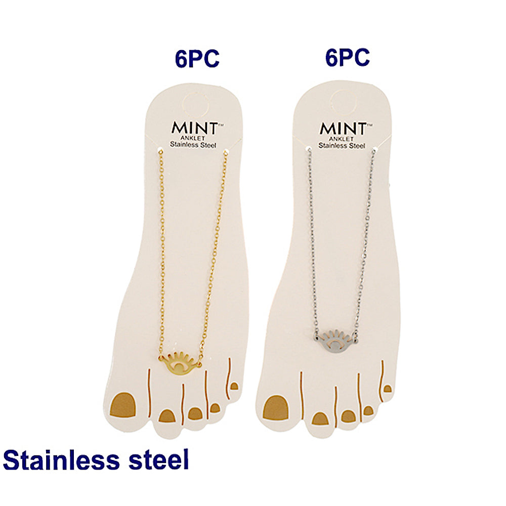 Stainless Steel Eye Anklet