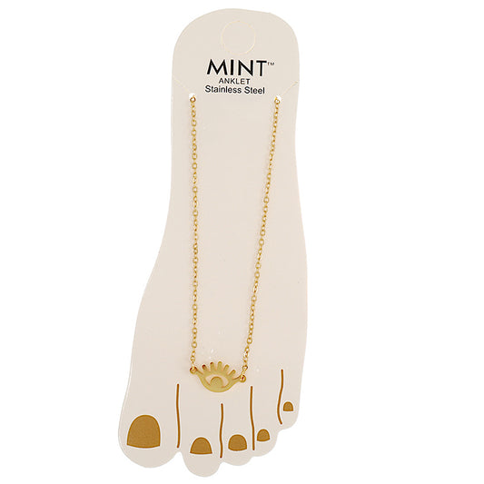 Stainless Steel Eye Anklet