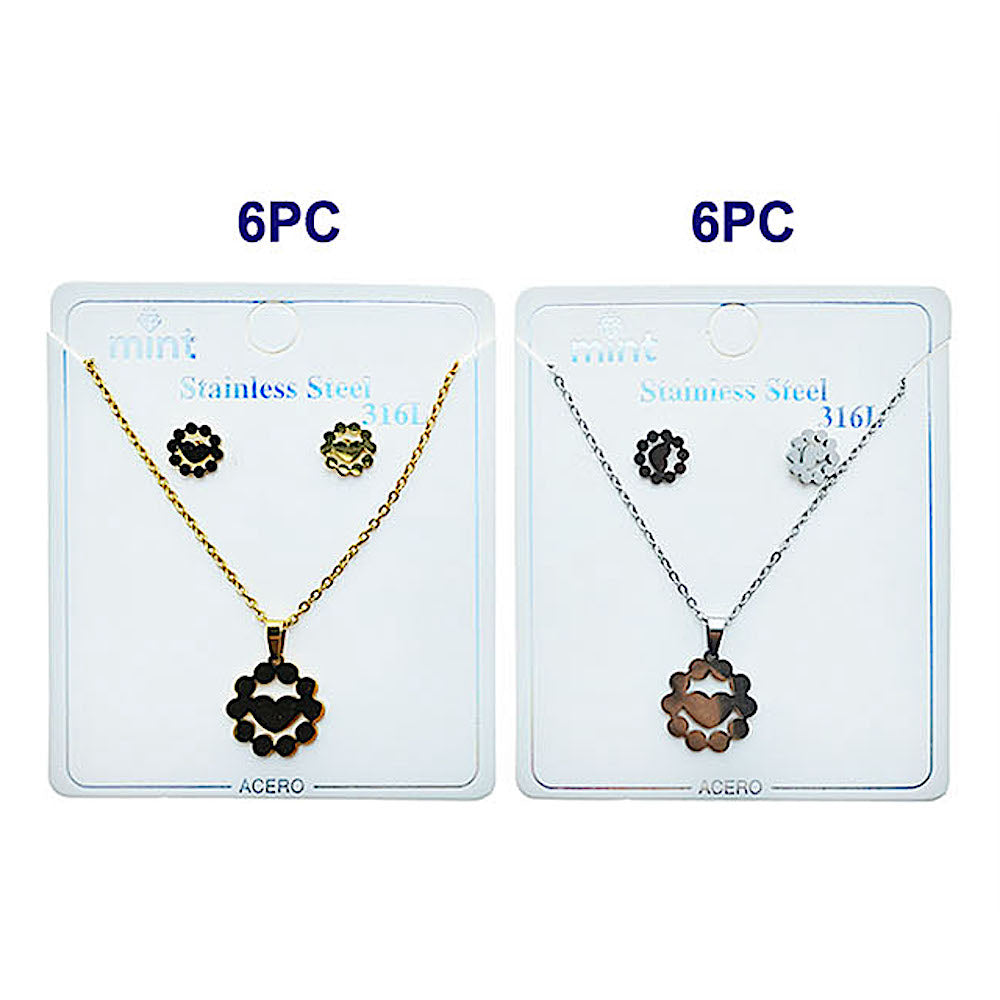 Stainless Steel Heart Pendant Necklace