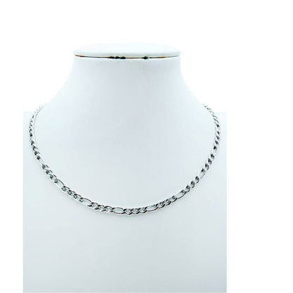 Stainless Steel Figaro Chain Necklace