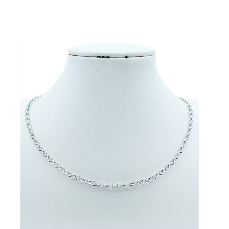 Stainless Steel Rolo Chain Necklace